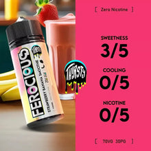 Load image into Gallery viewer, Ferocious 100ml 70/30 (10 Flavours)