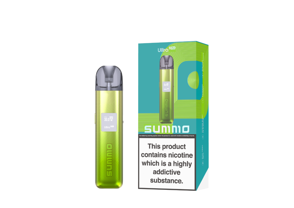 Summo Ultra1 Pro Pod Vape Kit - 1000mAh Battery, Dual Modes, USB-C Fast  Charge, Dusk Blue (