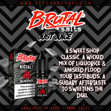 Load image into Gallery viewer, Brutal Nic Salt by Just Juice