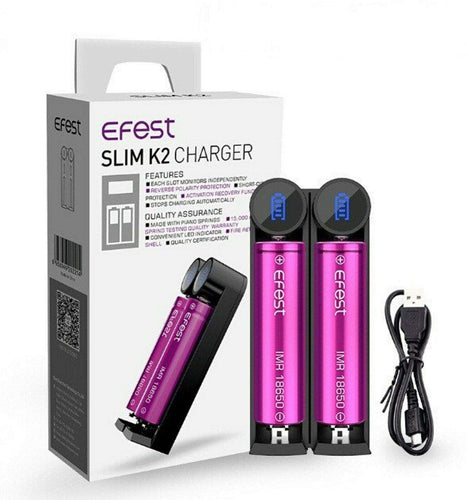 K2 Slim Battery Charger by Efest