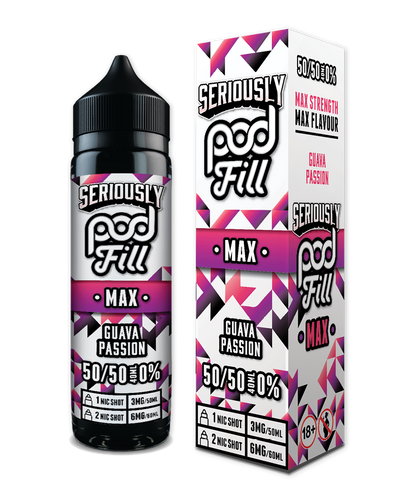 Seriously Pod Fill Max 40ml - 50/50 (6 Flavours)