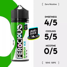Load image into Gallery viewer, Ferocious E-liquid 50/50 100ml (12 Flavours)