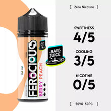 Load image into Gallery viewer, Ferocious E-liquid 50/50 100ml (12 Flavours)