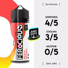 Load image into Gallery viewer, Ferocious E-liquid 50/50 100ml (12 Flavours)