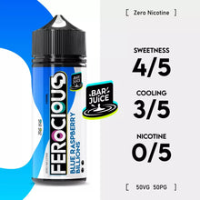 Load image into Gallery viewer, Ferocious E-liquid 50/50 100ml (12 Flavours)