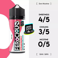 Load image into Gallery viewer, Ferocious E-liquid 50/50 100ml (12 Flavours)