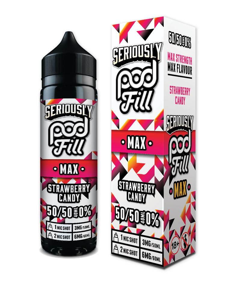 Seriously Pod Fill Max 40ml - 50/50 (6 Flavours)