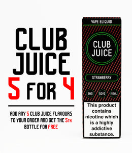 Strawberry 50/50 Club Juice
