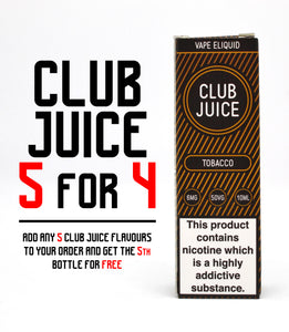 Tobacco 50/50 Club Juice